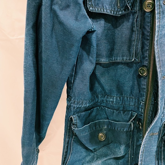 Zara Denim Parka Jacket. - Picture 2 of 9